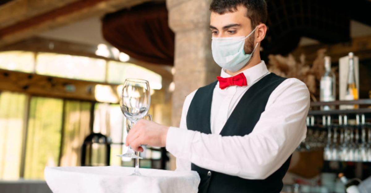 garçom nos estados unidos